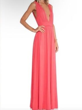 Lovers and Friends Helena Coral Maxi Dress